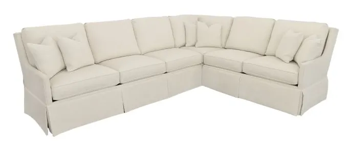 Fairfield Furniture 2993-52 Kelly Skirted Left Arm Sofa Fairfield Furniture 2993-52 Kelly Skirted Left Arm Sofa