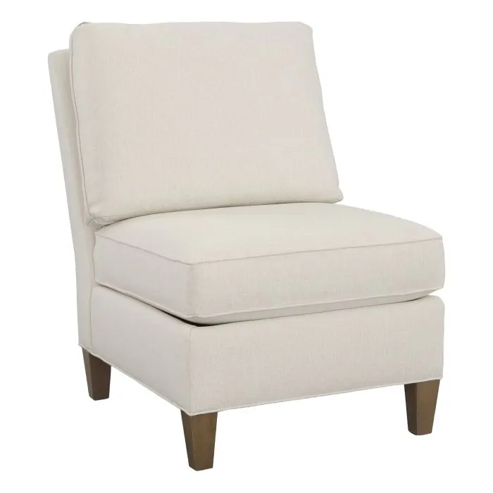 Fairfield Furniture 2994-78 Kelly Armless Sectional Chair with Tapered Leg