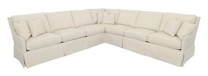 Fairfield Furniture 2995-78 Kelly Skirted Armless Sectional Chair Fairfield Furniture 2995-78 Kelly Skirted Armless Sectional Chair