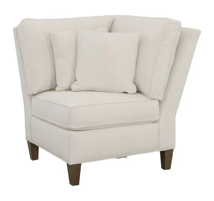 Fairfield Furniture 2996-29 Kelly Corner Chair with Tapered Leg Fairfield Furniture 2996-29 Kelly Corner Chair with Tapered Leg