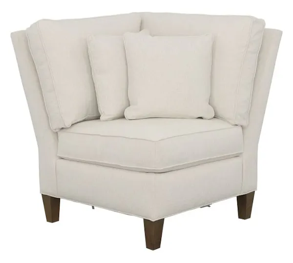 Fairfield Furniture 2996-29 Kelly Corner Chair with Tapered Leg Fairfield Furniture 2996-29 Kelly Corner Chair with Tapered Leg