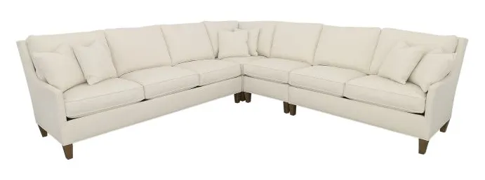 Fairfield Furniture 2996-78 Kelly Armless Sectional Chair with Tapered Leg Fairfield Furniture 2996-78 Kelly Armless Sectional Chair with Tapered Leg