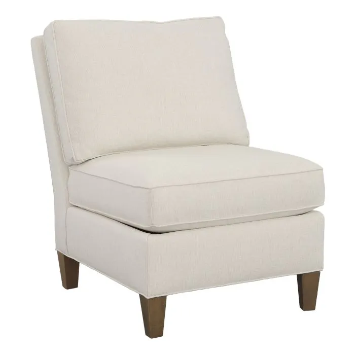Fairfield Furniture 2996-78 Kelly Armless Sectional Chair with Tapered Leg
