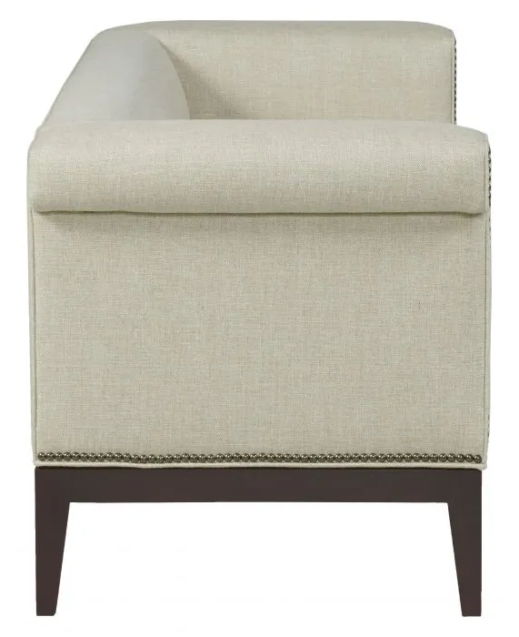 Fairfield Furniture 33TF-10 Greek Key Arm with Tight Seat Bench Fairfield Furniture 33TF-10 Greek Key Arm with Tight Seat Bench