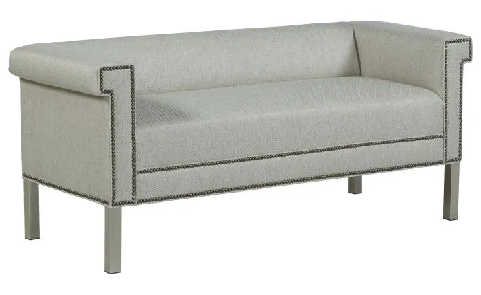 Fairfield Furniture 33TM-10 Greek Key Arm with Tight Seat Bench Fairfield Furniture 33TM-10 Greek Key Arm with Tight Seat Bench