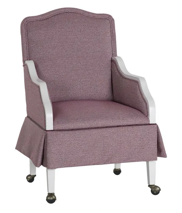 Fairfield Furniture 4615-A4-P BD Collection For Fairfield Anderson Arm Chair with Half Skirt and Pull Fairfield Furniture 4615-A4-P BD Collection For Fairfield Anderson Arm Chair with Half Skirt and Pull