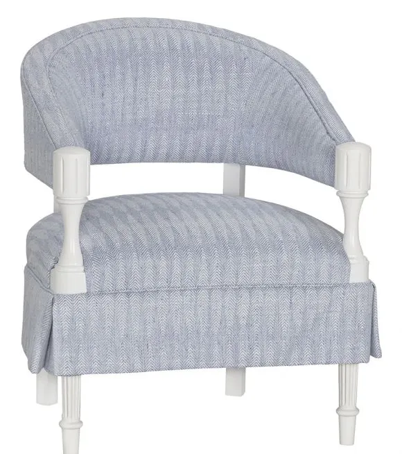 Fairfield Furniture 4616-04 BD Collection For Fairfield Gigi Arm Chair with Half Skirt Fairfield Furniture 4616-04 BD Collection For Fairfield Gigi Arm Chair with Half Skirt