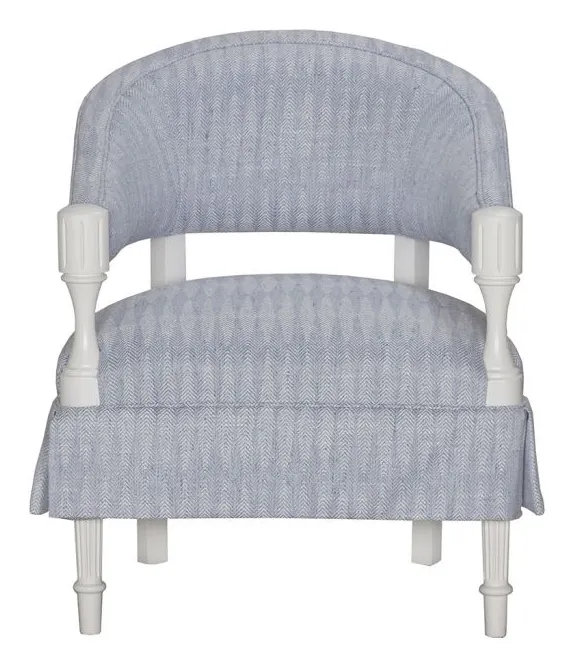 Fairfield Furniture 4616-04 BD Collection For Fairfield Gigi Arm Chair with Half Skirt Fairfield Furniture 4616-04 BD Collection For Fairfield Gigi Arm Chair with Half Skirt
