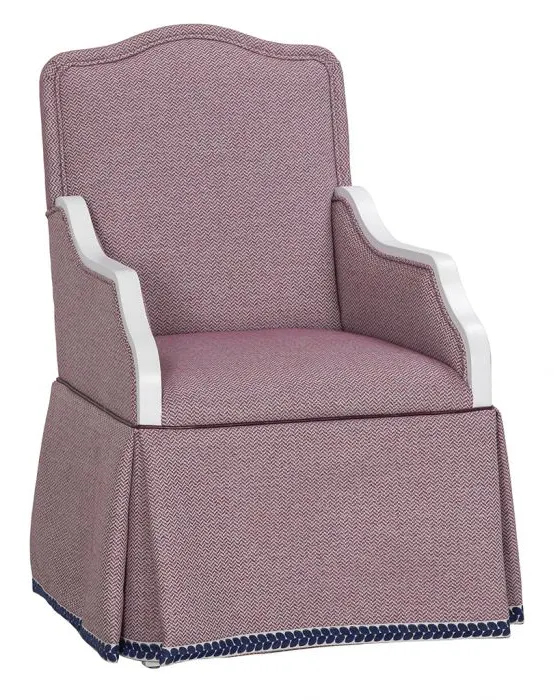 Fairfield Furniture 4625-04-P BD Collection For Fairfield Anderson Arm Chair with Full Skirt and Pull Fairfield Furniture 4625-04-P BD Collection For Fairfield Anderson Arm Chair with Full Skirt and Pull