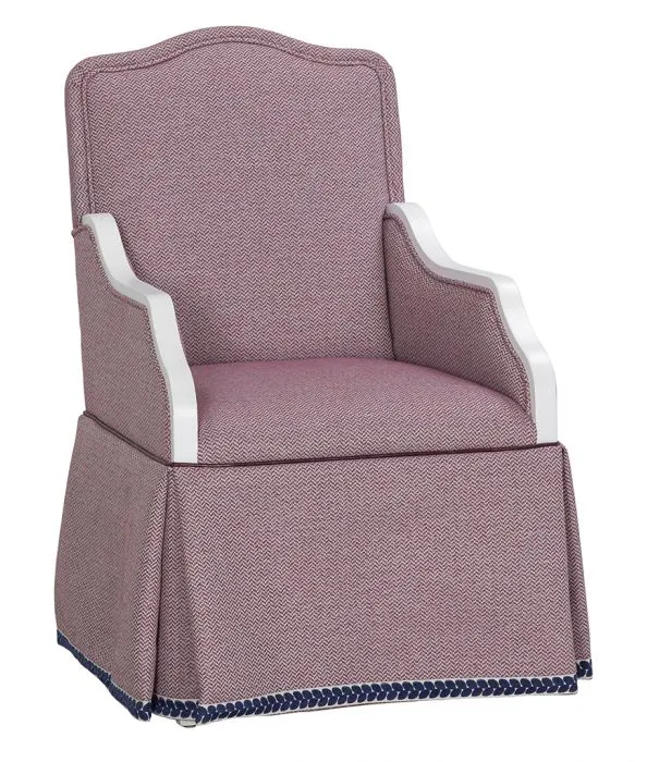 Fairfield Furniture 4625-04-P BD Collection For Fairfield Anderson Arm Chair with Full Skirt and Pull Fairfield Furniture 4625-04-P BD Collection For Fairfield Anderson Arm Chair with Full Skirt and Pull