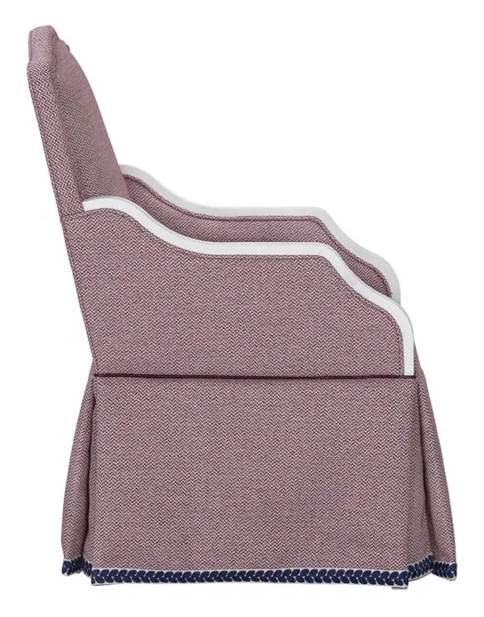 Fairfield Furniture 4625-04-P BD Collection For Fairfield Anderson Arm Chair with Full Skirt and Pull Fairfield Furniture 4625-04-P BD Collection For Fairfield Anderson Arm Chair with Full Skirt and Pull