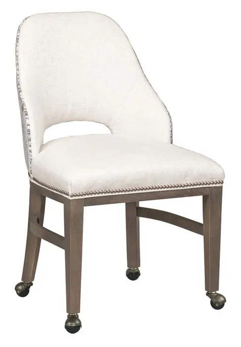 Fairfield Furniture 5026-S4 Darien Side Chair with four casters Fairfield Furniture 5026-S4 Darien Side Chair with four casters