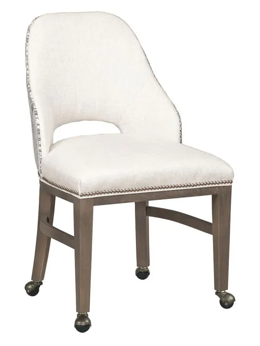 Fairfield Furniture 5026-S4 Darien Side Chair with four casters Fairfield Furniture 5026-S4 Darien Side Chair with four casters