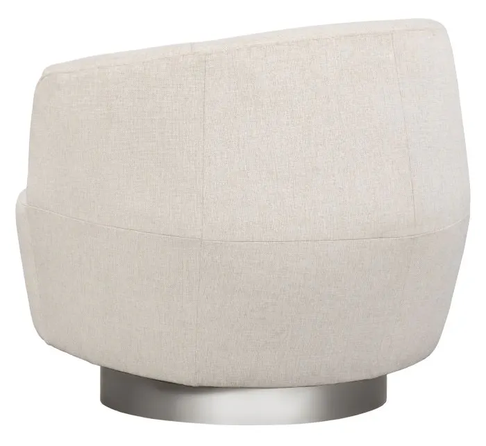 Fairfield Furniture 6037-01-2 Dhalia Lounge Chair, Nickel Metal Base Fairfield Furniture 6037-01-2 Dhalia Lounge Chair, Nickel Metal Base