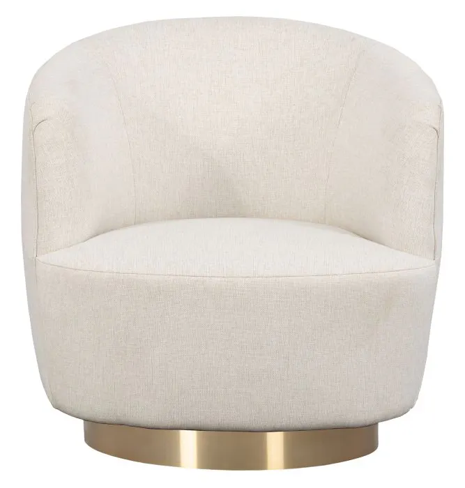 Fairfield Furniture L-6037-01-7 Dhalia Lounge Chair, Leather, Bright Brass Metal Base Fairfield Furniture L-6037-01-7 Dhalia Lounge Chair, Leather, Bright Brass Metal Base