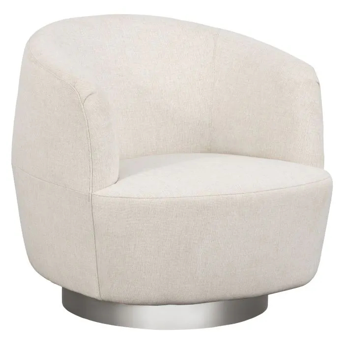Fairfield Furniture 6037-31-2 Dhalia Swivel Chair, Nickel Metal Base Fairfield Furniture 6037-31-2 Dhalia Swivel Chair, Nickel Metal Base