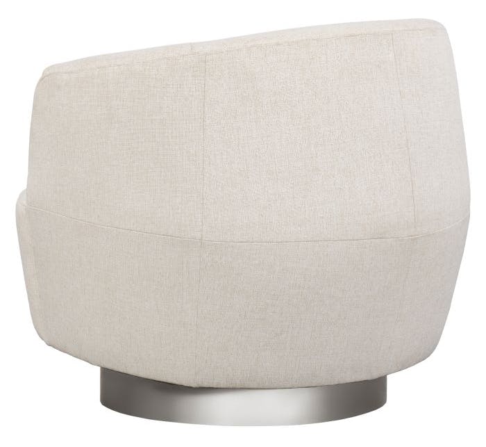 Fairfield Furniture 6037-31-2 Dhalia Swivel Chair, Nickel Metal Base Fairfield Furniture 6037-31-2 Dhalia Swivel Chair, Nickel Metal Base