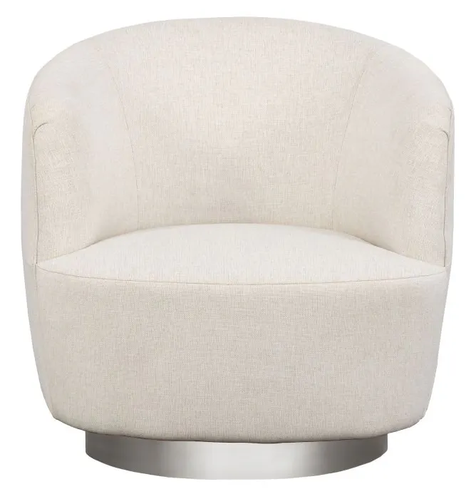 Fairfield Furniture 6037-31-2 Dhalia Swivel Chair, Nickel Metal Base Fairfield Furniture 6037-31-2 Dhalia Swivel Chair, Nickel Metal Base