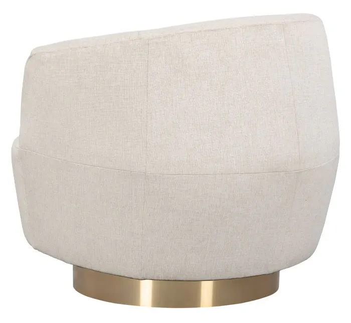 Fairfield Furniture 6037-31-7 Dhalia Swivel Chair, Bright Brass Metal Base Fairfield Furniture 6037-31-7 Dhalia Swivel Chair, Bright Brass Metal Base