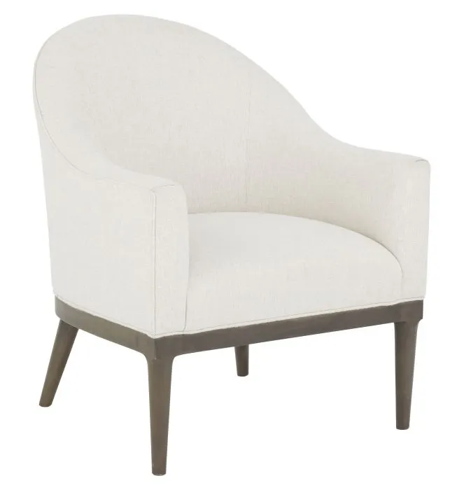 Fairfield Furniture L-6044-01-M Lillian Occasional Chair, Leather, Mica Finish Fairfield Furniture L-6044-01-M Lillian Occasional Chair, Leather, Mica Finish