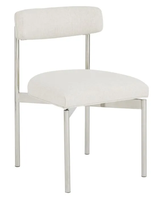 Fairfield Furniture 6102-05-2 Coley Side Chair, Nickel Finish Fairfield Furniture 6102-05-2 Coley Side Chair, Nickel Finish