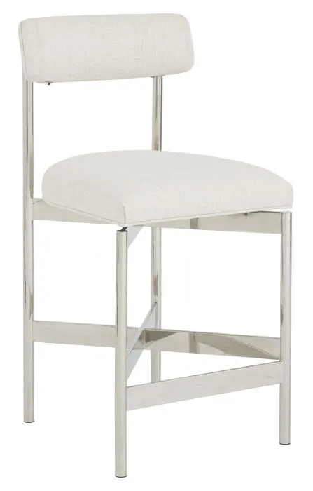 Fairfield Furniture 6102-C7-2 Coley Counter Stool, Nickel Finish Fairfield Furniture 6102-C7-2 Coley Counter Stool, Nickel Finish