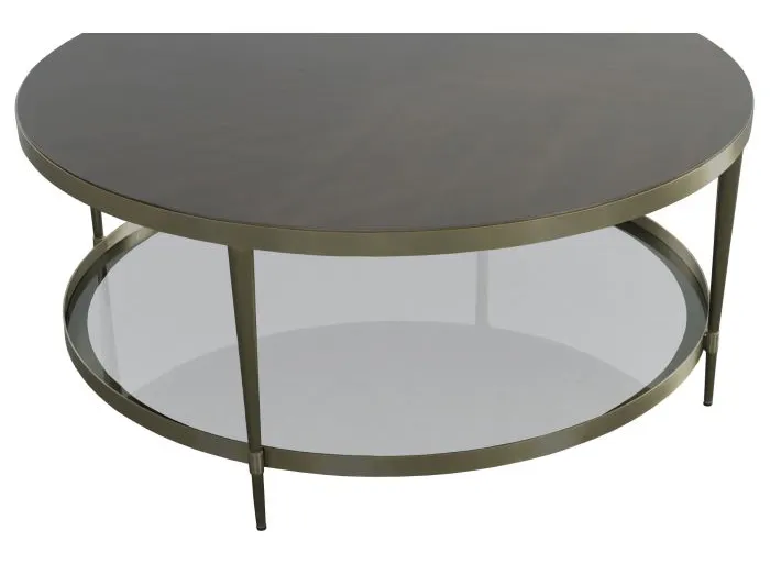 Fairfield Furniture 6308-13 Libby Langdon Marlowe Tiered Round Cocktail Table Fairfield Furniture 6308-13 Libby Langdon Marlowe Tiered Round Cocktail Table
