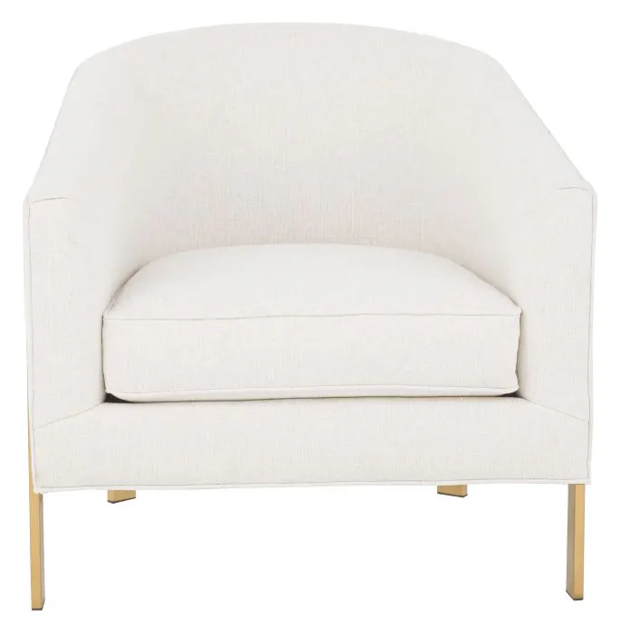 Fairfield Furniture 7004-01-6 Zsa Zsa Lounge Chair, Brushed Brass Finish Fairfield Furniture 7004-01-6 Zsa Zsa Lounge Chair, Brushed Brass Finish