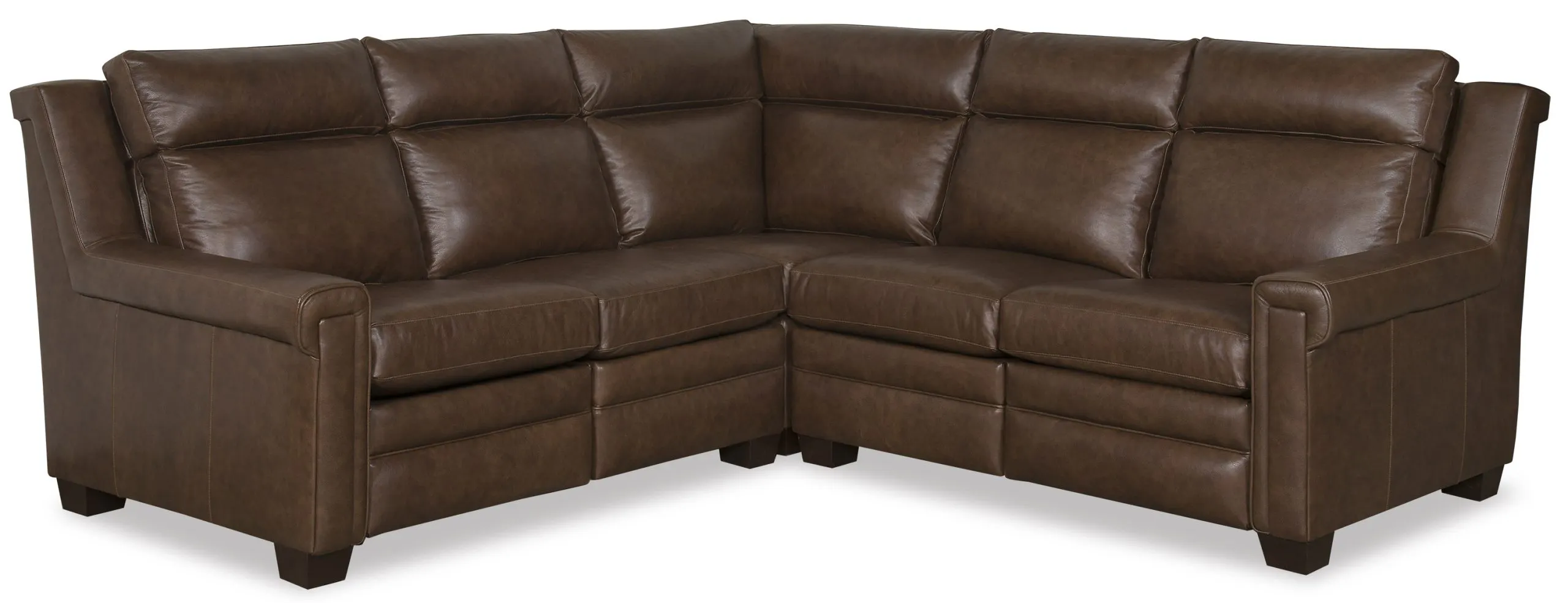 McKinley Leather 7115 Whitley Reclining Sectional