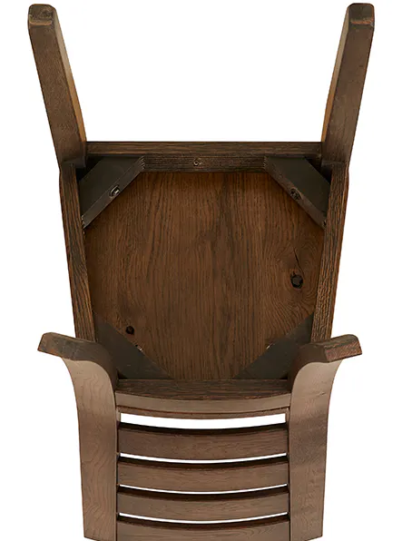 Artisan and Post 752-020 Dovetail Horizontal Slat Side Chair Natural Finish Artisan and Post 752-020 Dovetail Horizontal Slat Side Chair Natural Finish