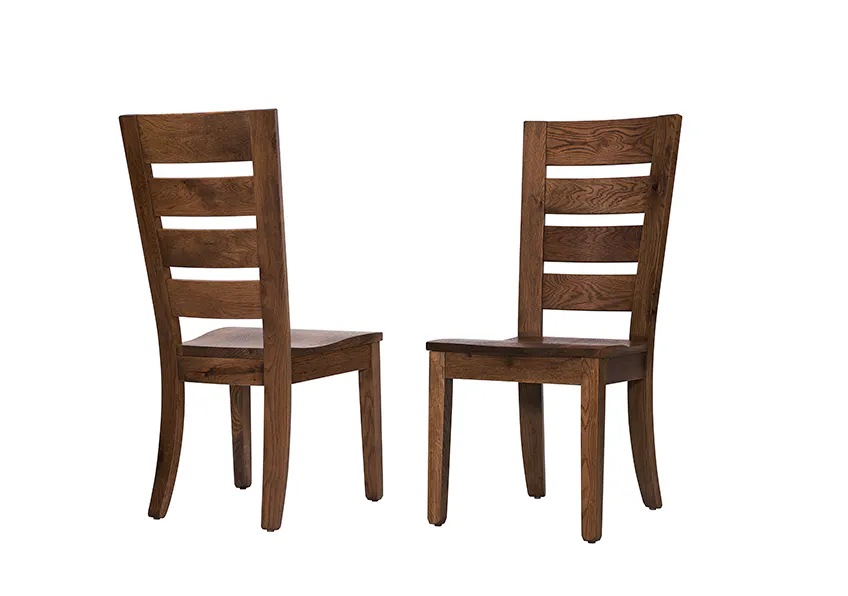 Artisan and Post 752-020 Dovetail Horizontal Slat Side Chair Natural Finish