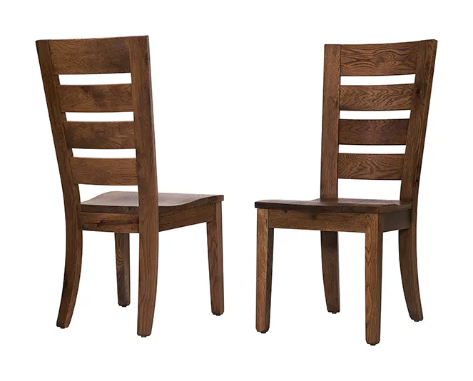 Artisan and Post 752-020 Dovetail Horizontal Slat Side Chair Natural Finish Artisan and Post 752-020 Dovetail Horizontal Slat Side Chair Natural Finish