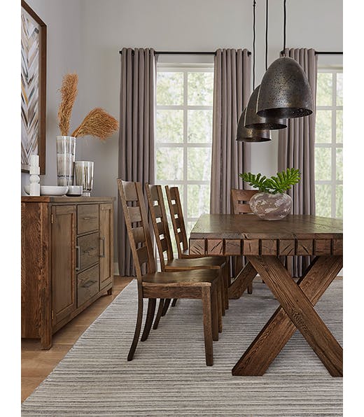 Artisan and Post 752-600-602 Dovetail 96 Inch Dining Table Natural Finish Artisan and Post 752-600-602 Dovetail 96 Inch Dining Table Natural Finish