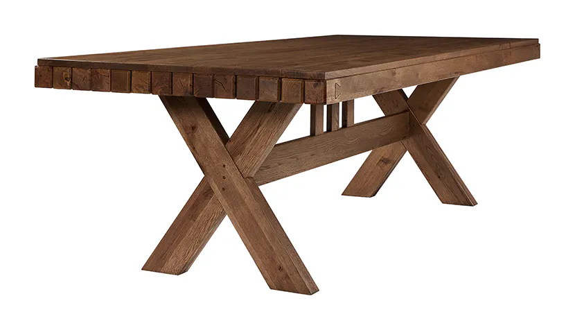 Artisan and Post 752-600-602 Dovetail 96 Inch Dining Table Natural Finish Artisan and Post 752-600-602 Dovetail 96 Inch Dining Table Natural Finish