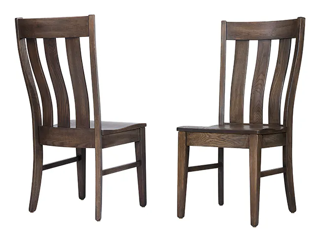 Artisan and Post 753-010 Dovetail Vertical Slat Chair Aged Grey Finish Artisan and Post 753-010 Dovetail Vertical Slat Chair Aged Grey Finish