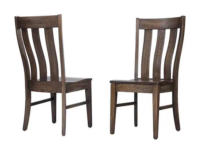 Artisan and Post 753-010 Dovetail Vertical Slat Chair Aged Grey Finish Artisan and Post 753-010 Dovetail Vertical Slat Chair Aged Grey Finish