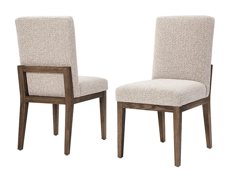 Artisan and Post 753-030C Dovetail Upholstered Side Chair Aged Grey Finish Artisan and Post 753-030C Dovetail Upholstered Side Chair Aged Grey Finish
