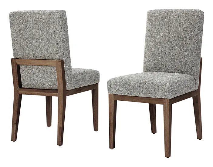 Artisan and Post 753-030D Dovetail Upholstered Side Aged Grey Finish Artisan and Post 753-030D Dovetail Upholstered Side Aged Grey Finish