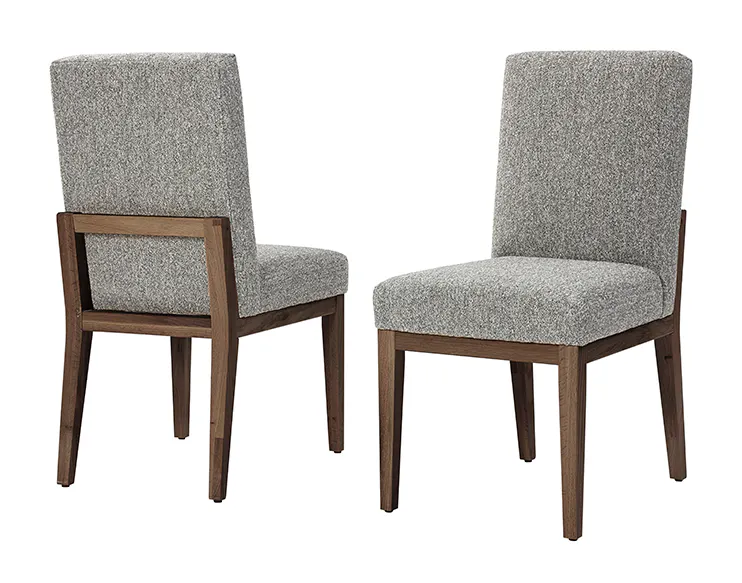 Artisan and Post 753-030D Dovetail Upholstered Side Aged Grey Finish Artisan and Post 753-030D Dovetail Upholstered Side Aged Grey Finish