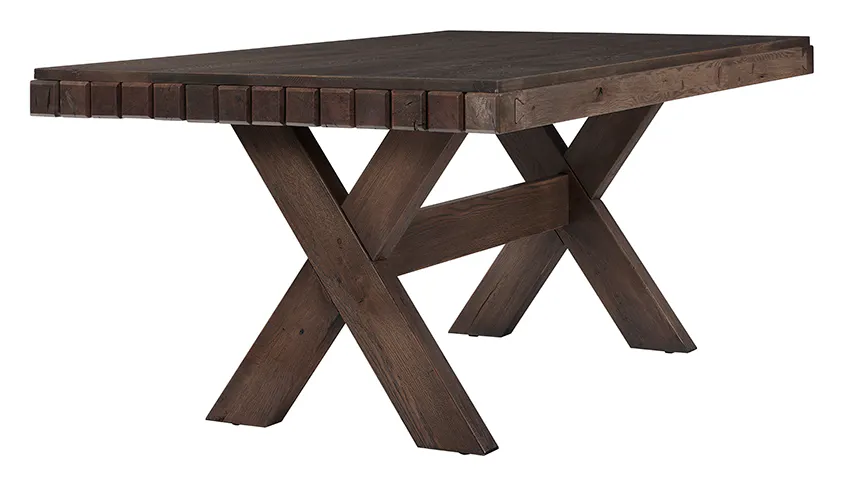 Artisan and Post 753-600-602 Dovetail 96 Inch Dining Table Aged Grey Finish Artisan and Post 753-600-602 Dovetail 96 Inch Dining Table Aged Grey Finish