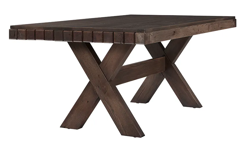 Artisan and Post 753-600-602 Dovetail 96 Inch Dining Table Aged Grey Finish Artisan and Post 753-600-602 Dovetail 96 Inch Dining Table Aged Grey Finish