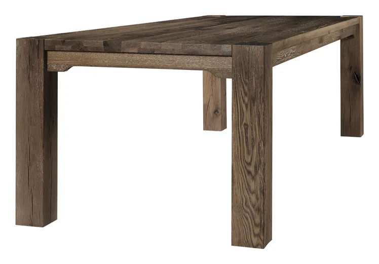 Artisan and Post 753-000-100 Dovetail 76 Inch Gathering Dining Table Aged Grey Finish Artisan and Post 753-000-100 Dovetail 76 Inch Gathering Dining Table Aged Grey Finish