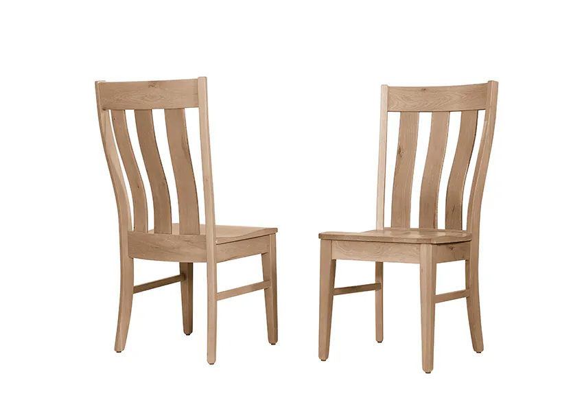 Artisan and Post 755-010 Dovetail Vertical Slat Chair Bleached White Finish