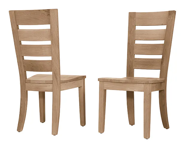 Artisan and Post 755-020 Dovetail Horizontal Slat Side Chair Bleached White Finish Artisan and Post 755-020 Dovetail Horizontal Slat Side Chair Bleached White Finish