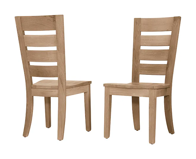 Artisan and Post 755-020 Dovetail Horizontal Slat Side Chair Bleached White Finish Artisan and Post 755-020 Dovetail Horizontal Slat Side Chair Bleached White Finish