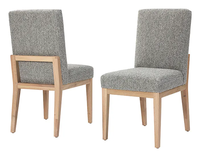 Artisan and Post 755-030D Dovetail Upholstered Side Chair Bleached White Finish Artisan and Post 755-030D Dovetail Upholstered Side Chair Bleached White Finish