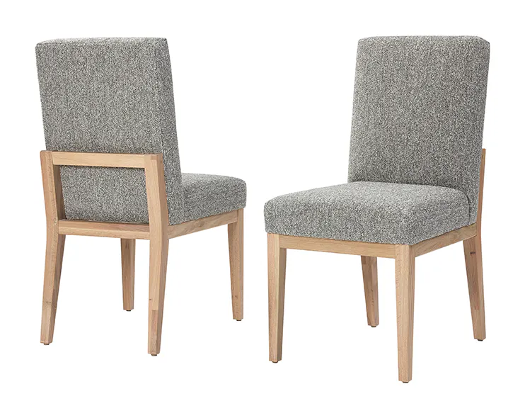 Artisan and Post 755-030D Dovetail Upholstered Side Chair Bleached White Finish Artisan and Post 755-030D Dovetail Upholstered Side Chair Bleached White Finish