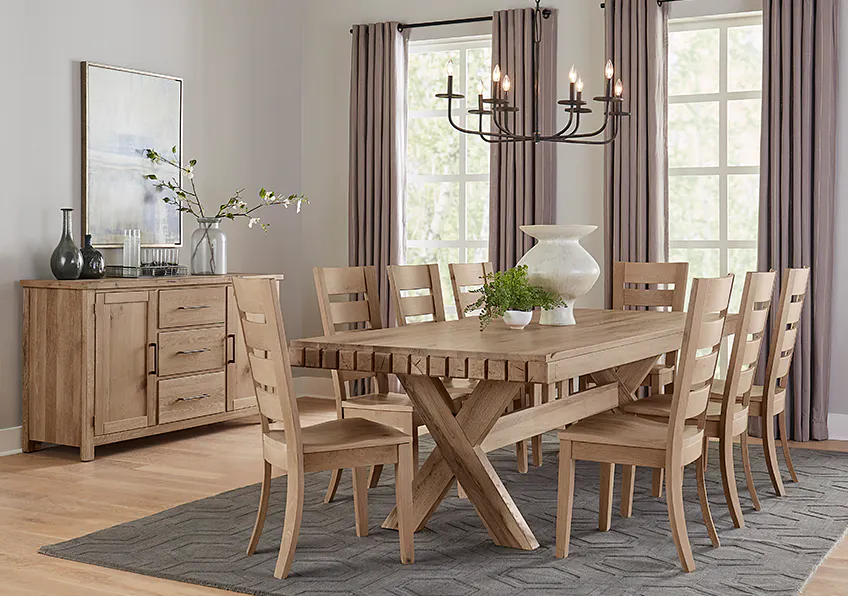 Artisan and Post 755-020 Dovetail Horizontal Slat Side Chair Bleached White Finish Artisan and Post 755-020 Dovetail Horizontal Slat Side Chair Bleached White Finish