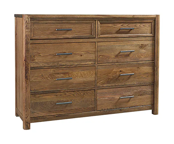 Vaughan Bassett 790-003 Crafted Oak 8 Drawer Dresser Natural Finish Vaughan Bassett 790-003 Crafted Oak 8 Drawer Dresser Natural Finish