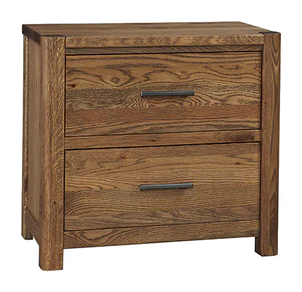 Vaughan Bassett 790-227 Crafted Oak 2 Drawer Nightstand Natural Finish Vaughan Bassett 790-227 Crafted Oak 2 Drawer Nightstand Natural Finish